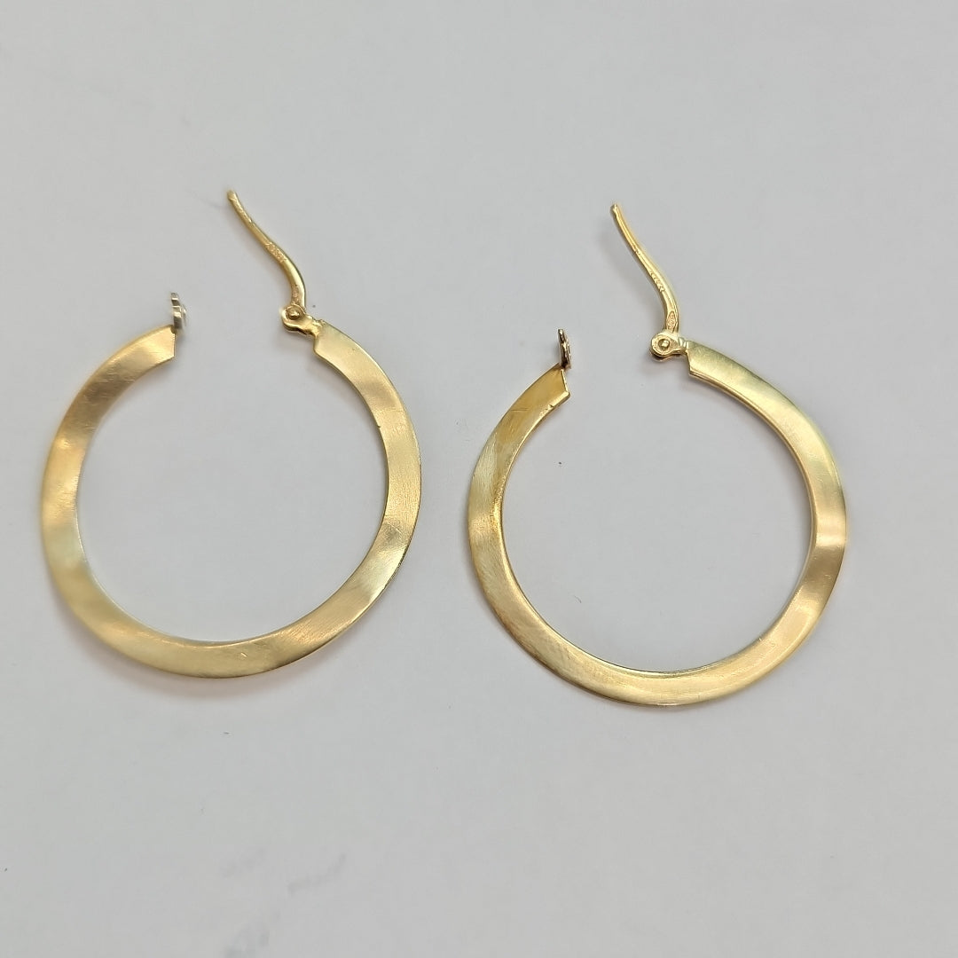 ARRACADAS PAR ORO 14 K 4.3 GRMS (SEMINUEVO)