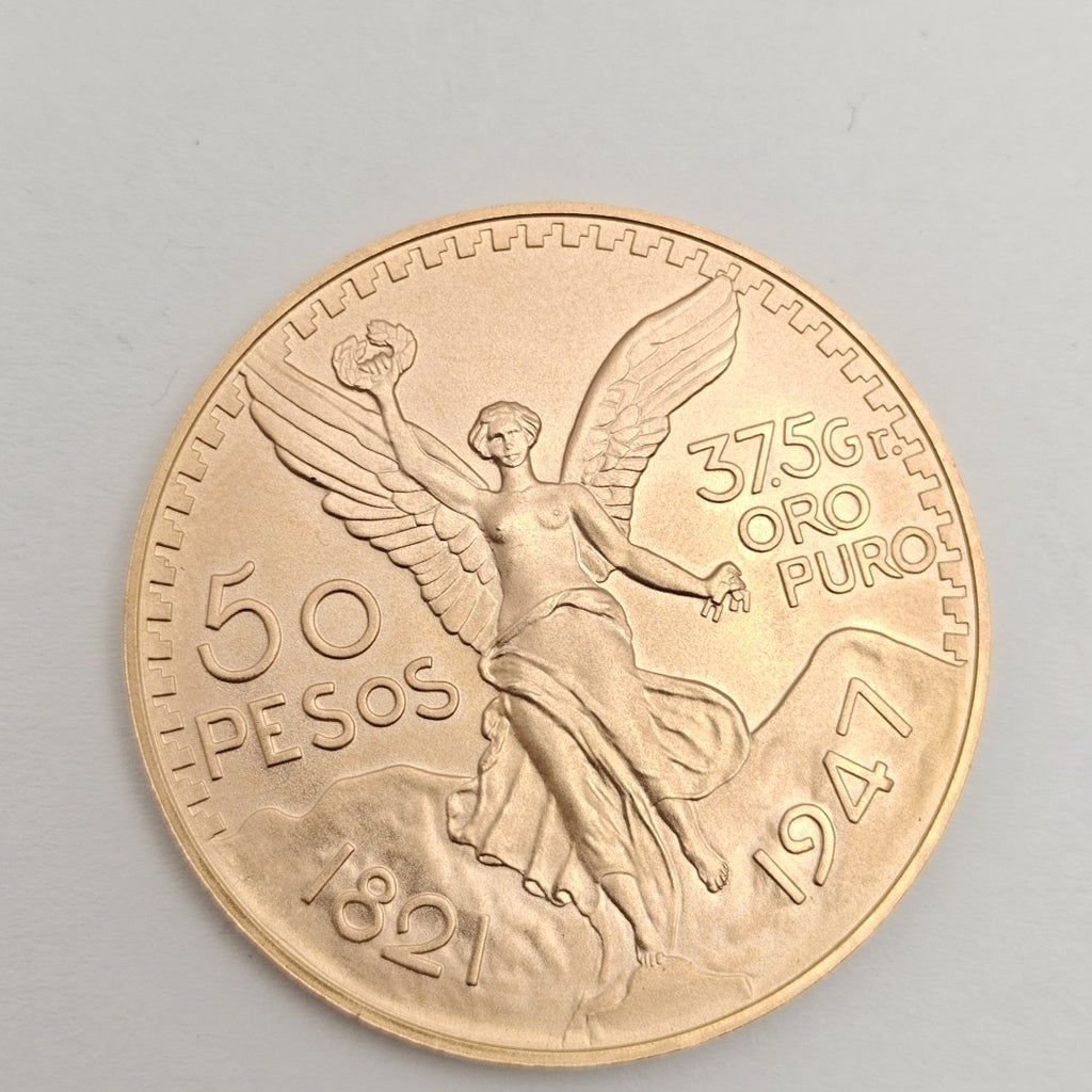 K1 41,60 GRMS 21 K IDENTIFICACIÓN MONEDA NOMINATIVA MONEDAS PESOS 50 PESOS (SEMINUEVO)