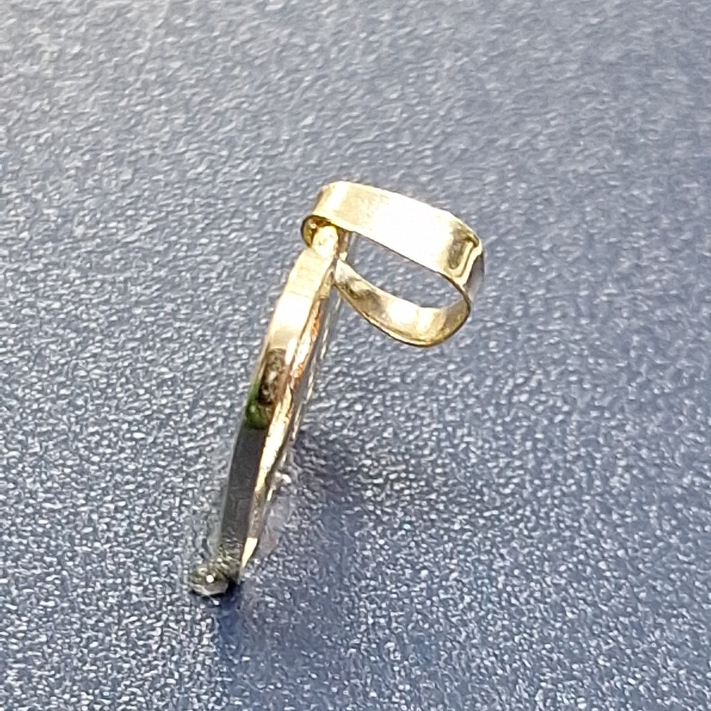 DIJE TEJIDO CORAZON CON CIRCONIAS Y ARBOL DE LA VIDA 14K 0.8 GR (NUEVO)