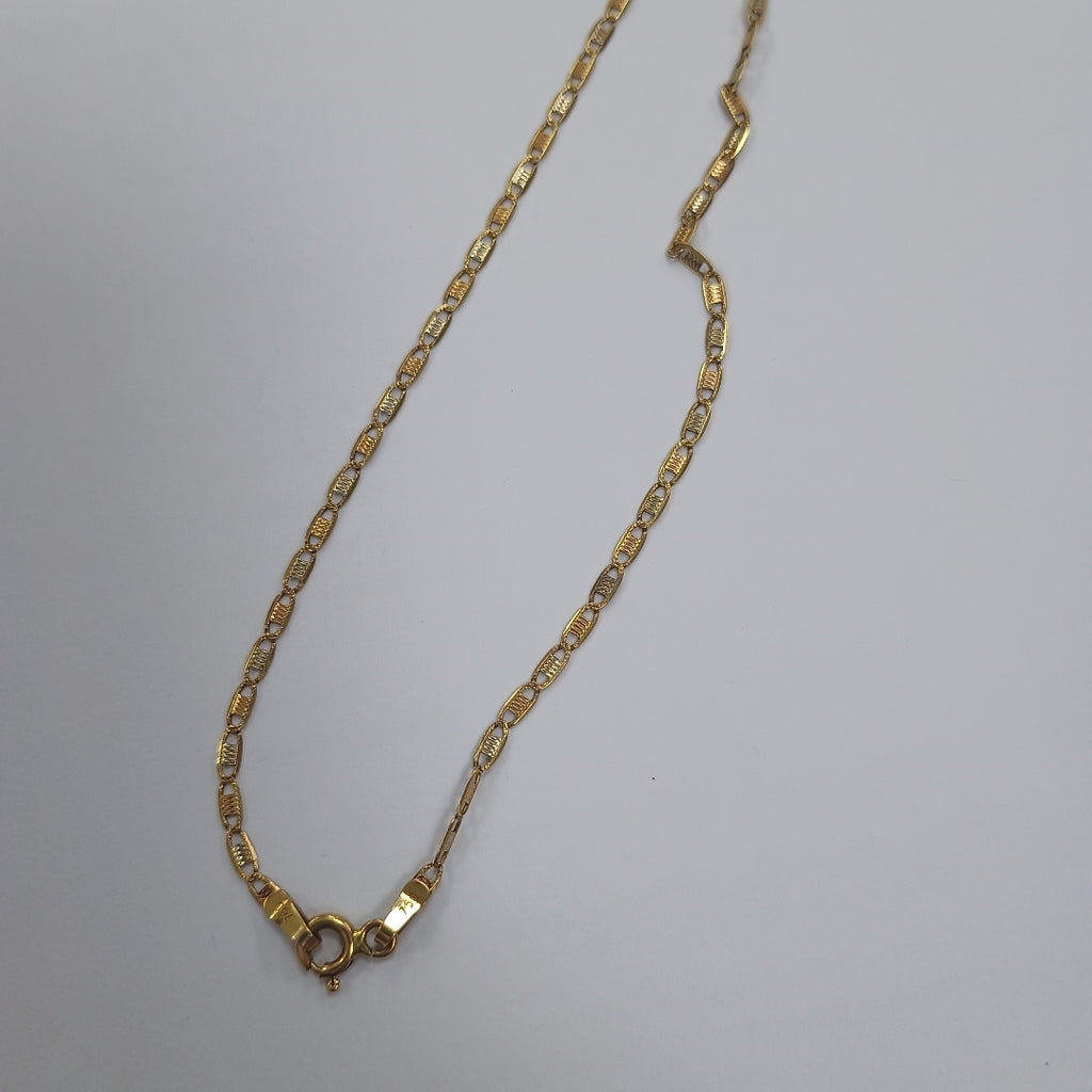 CADENA ORO 14 K 2.8 GRMS (SEMINUEVO)