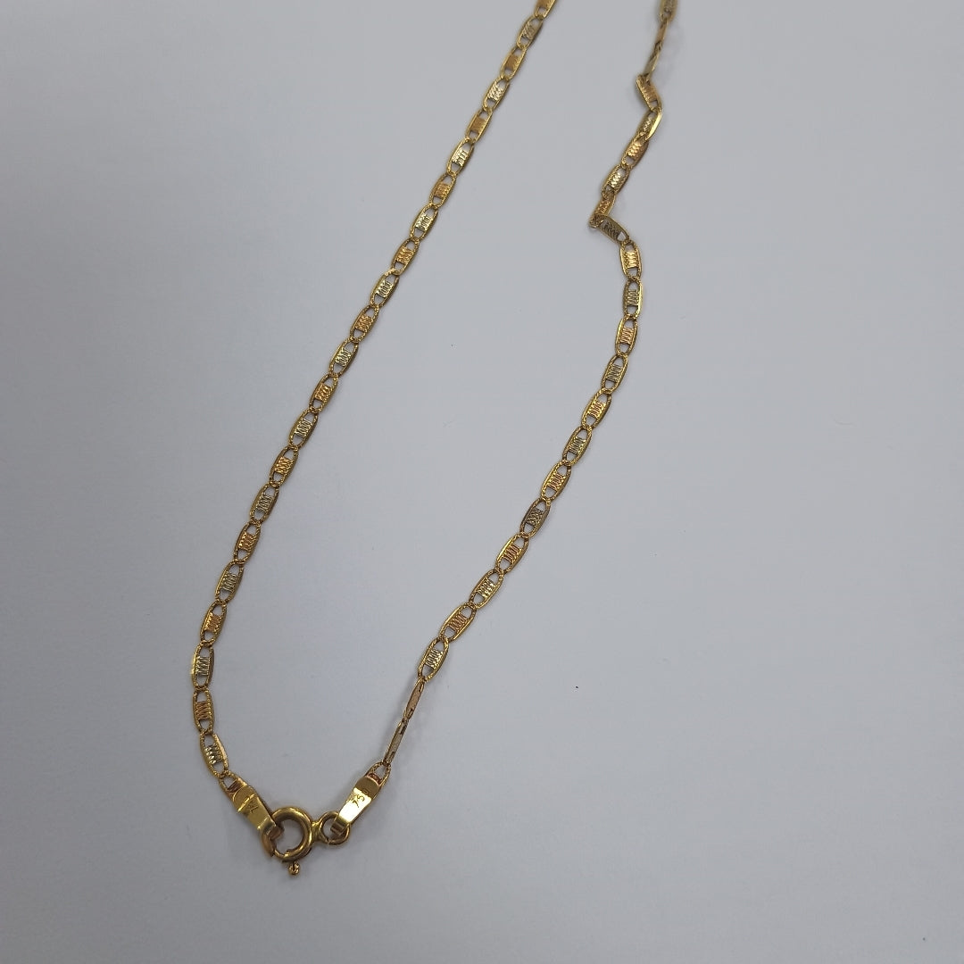 CADENA ORO 14 K 2.8 GRMS (SEMINUEVO)
