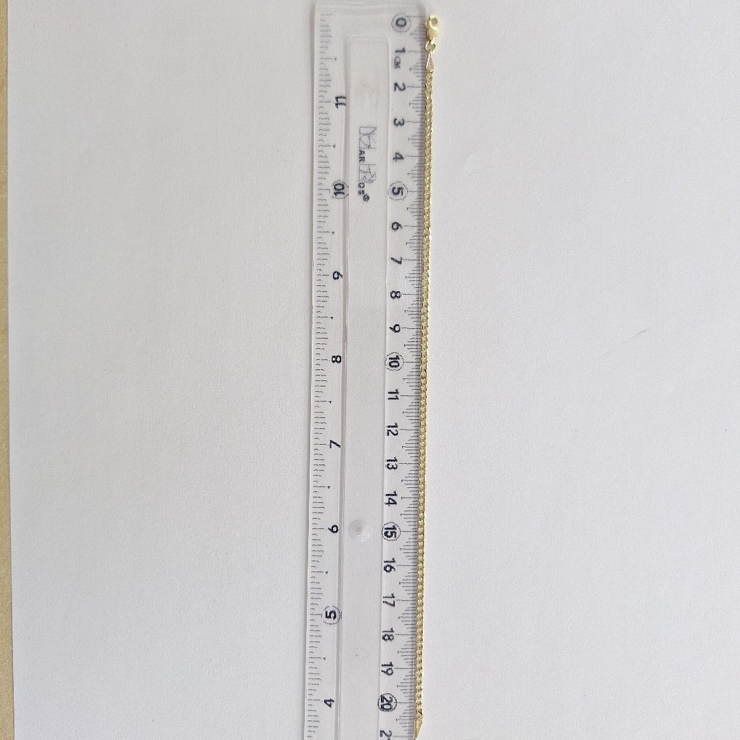 PULSERA BARBADA 14K 21 CM 2.3 GR (NUEVO)