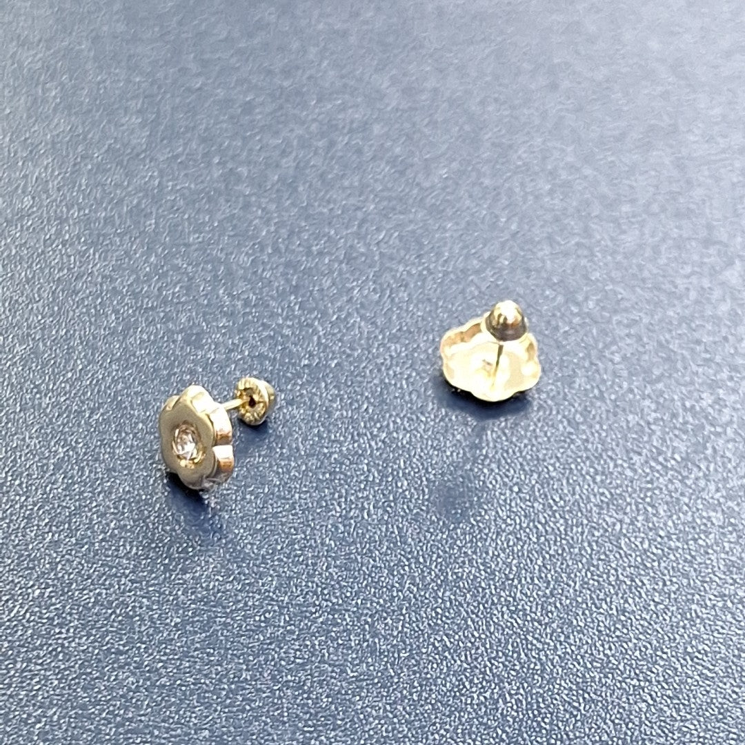 BROQUELES BROQUEL FIG FLOR C CIRCONIA 14K 0.2581 GR (NUEVO)
