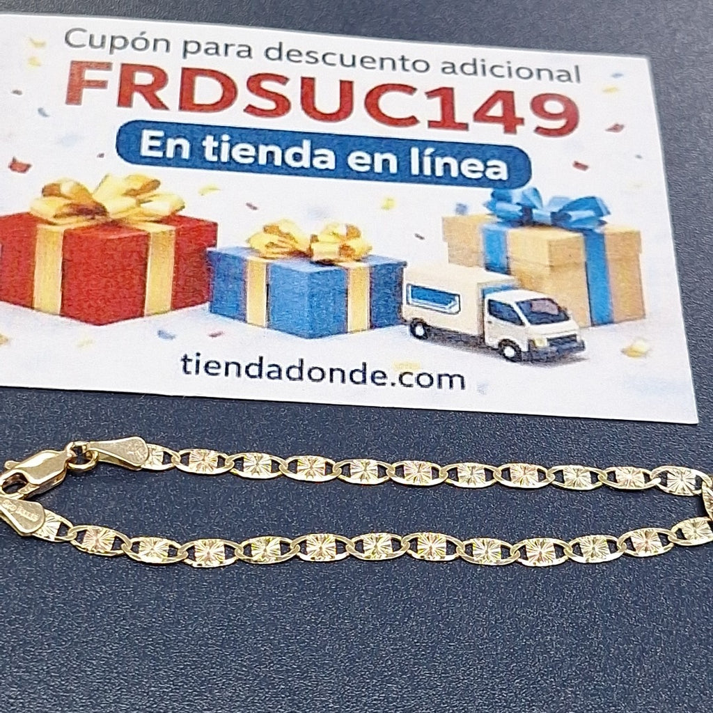 PULSERA GUCHI 14K 18 CM 2.8 GR (NUEVO)