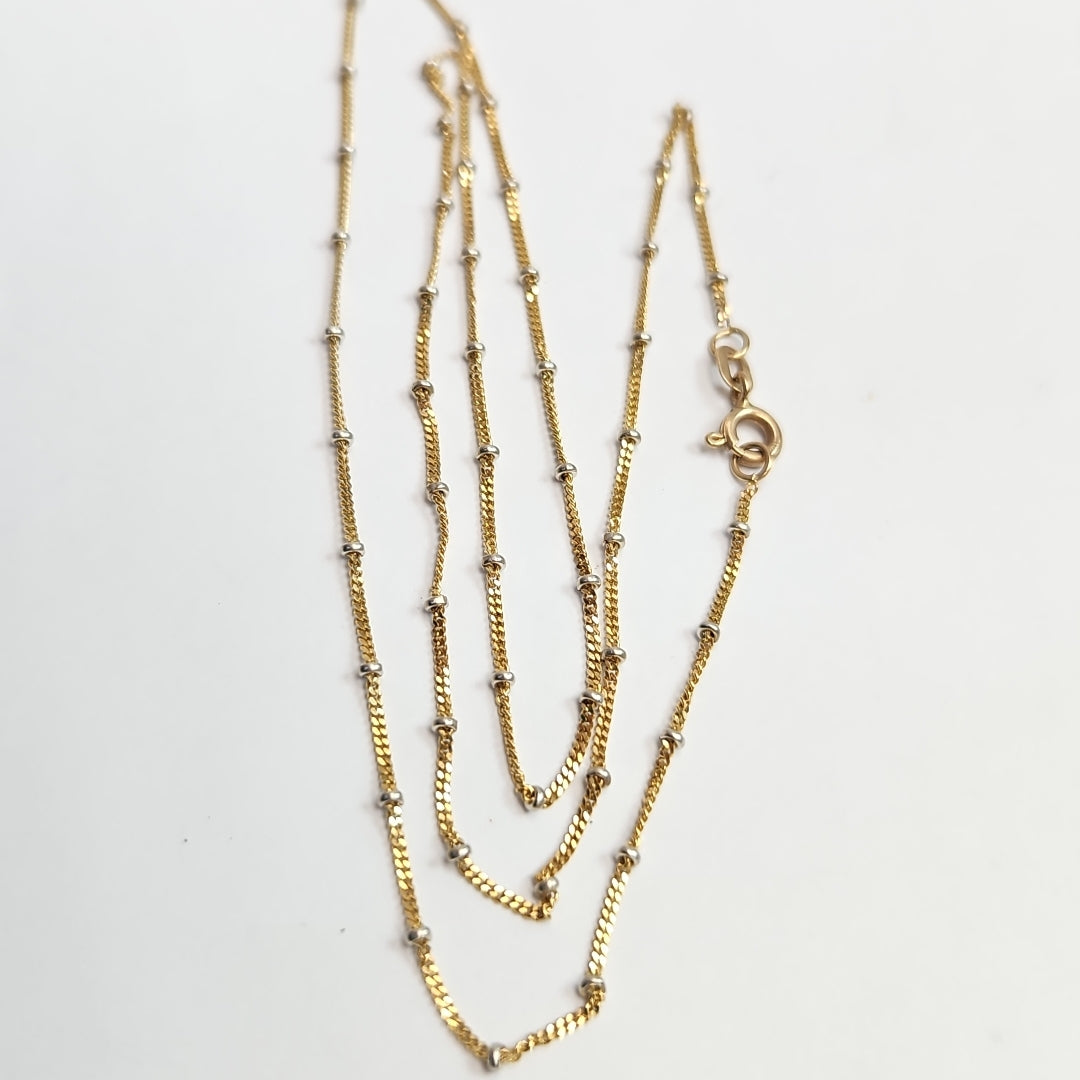 CADENA ORO 14 K 2,90 GRMS (SEMINUEVO)