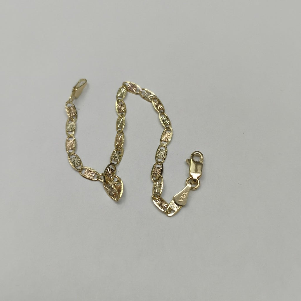 PULSERA GUCHI 14K 18 CM 3 GR (NUEVO)