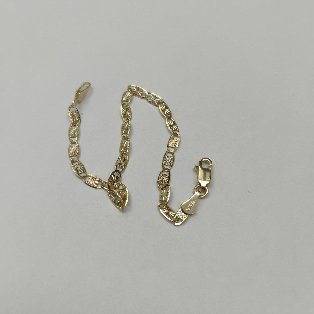 PULSERA GUCHI 14K 18 CM 3 GR (NUEVO)