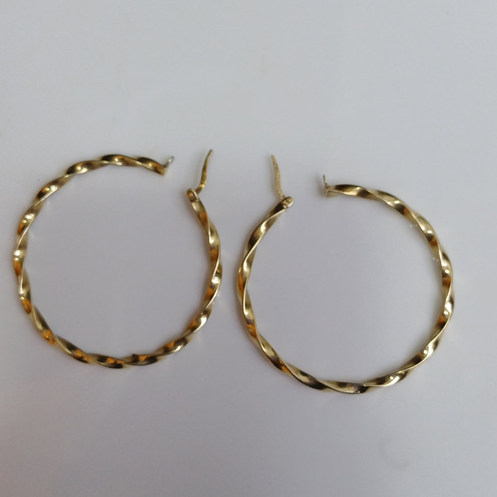 ARRACADAS PAR ORO 14 K 6 GRMS (SEMINUEVO)