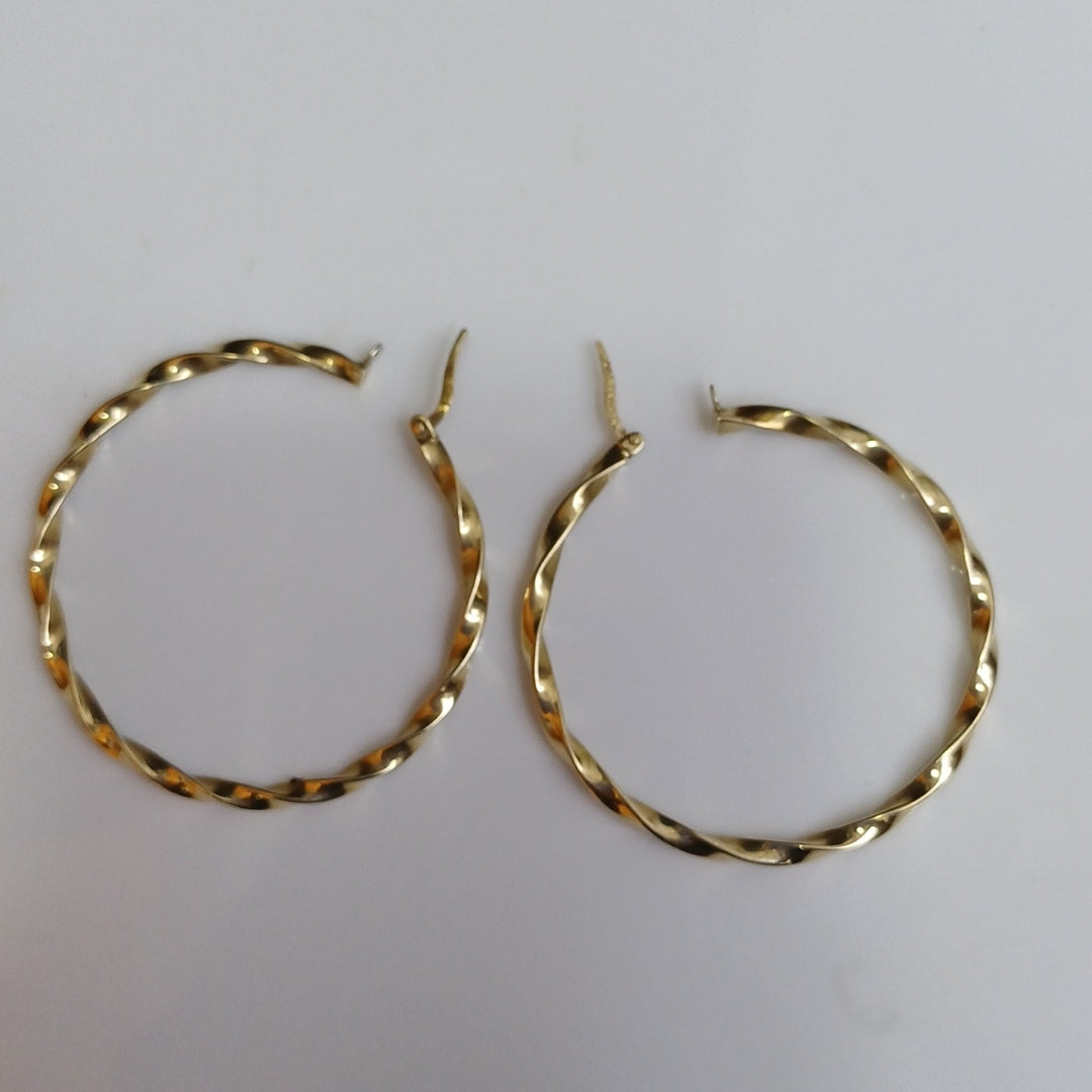 ARRACADAS PAR ORO 14 K 6 GRMS (SEMINUEVO)