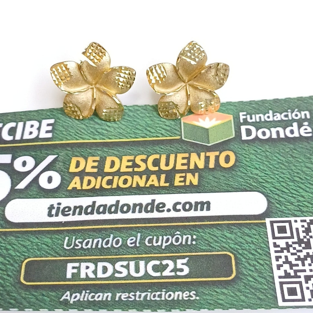 BROQUELES PAR ORO 14 K 4.4 GRMS (SEMINUEVO)