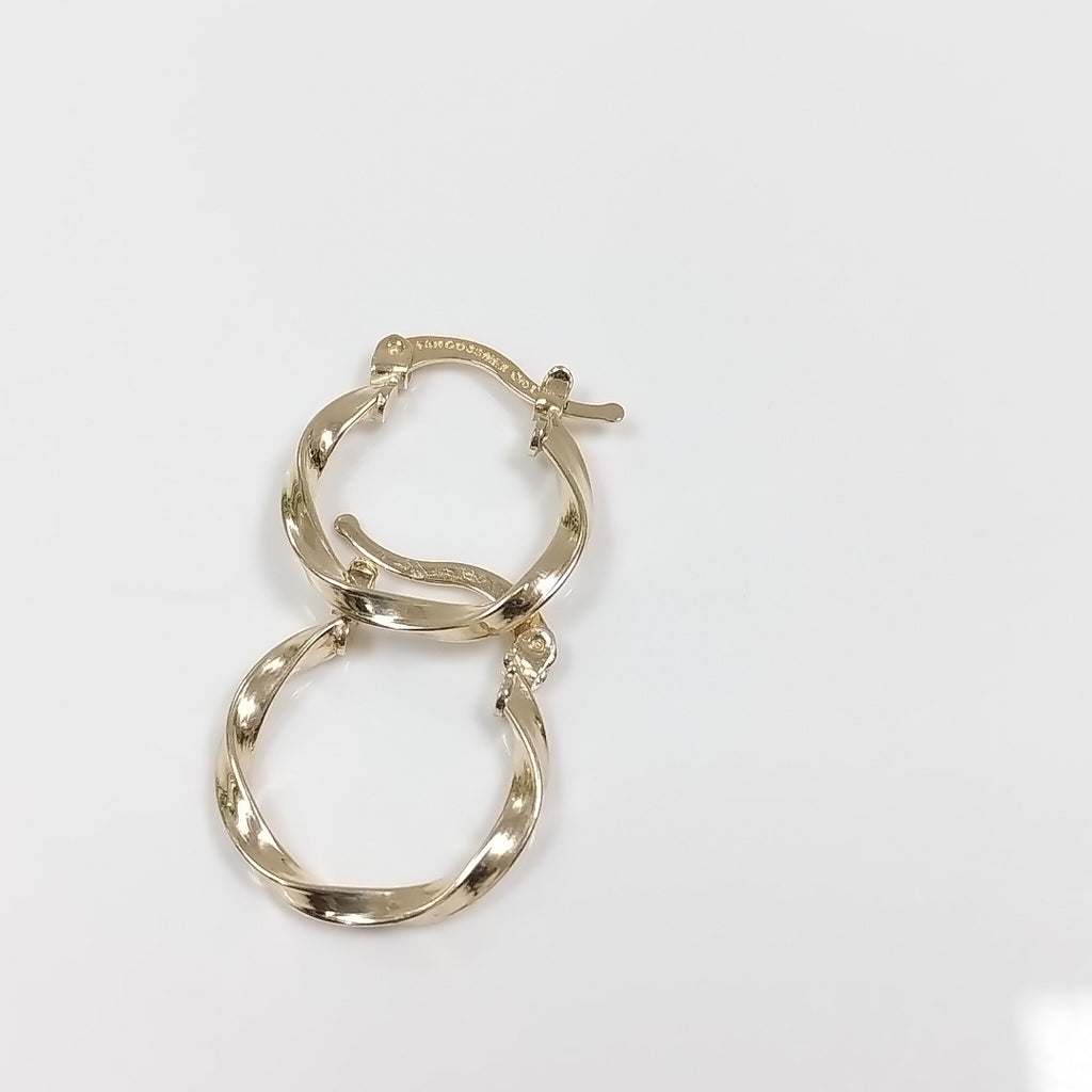 ARETES ARRACADAS TORZAL 14K 1.1 GR (NUEVO)