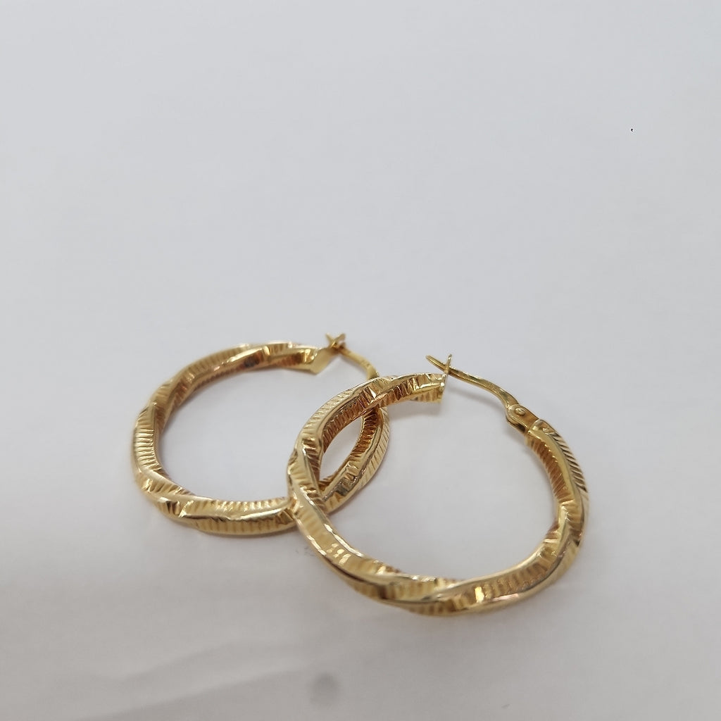 ARRACADAS PAR ORO 14 K 2,00 GRMS (SEMINUEVO)