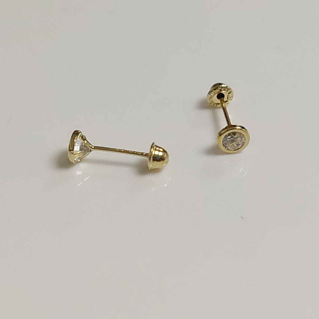 BROQUELES BROQUEL C CIRCONIA 14K 0.1501 GR (NUEVO)