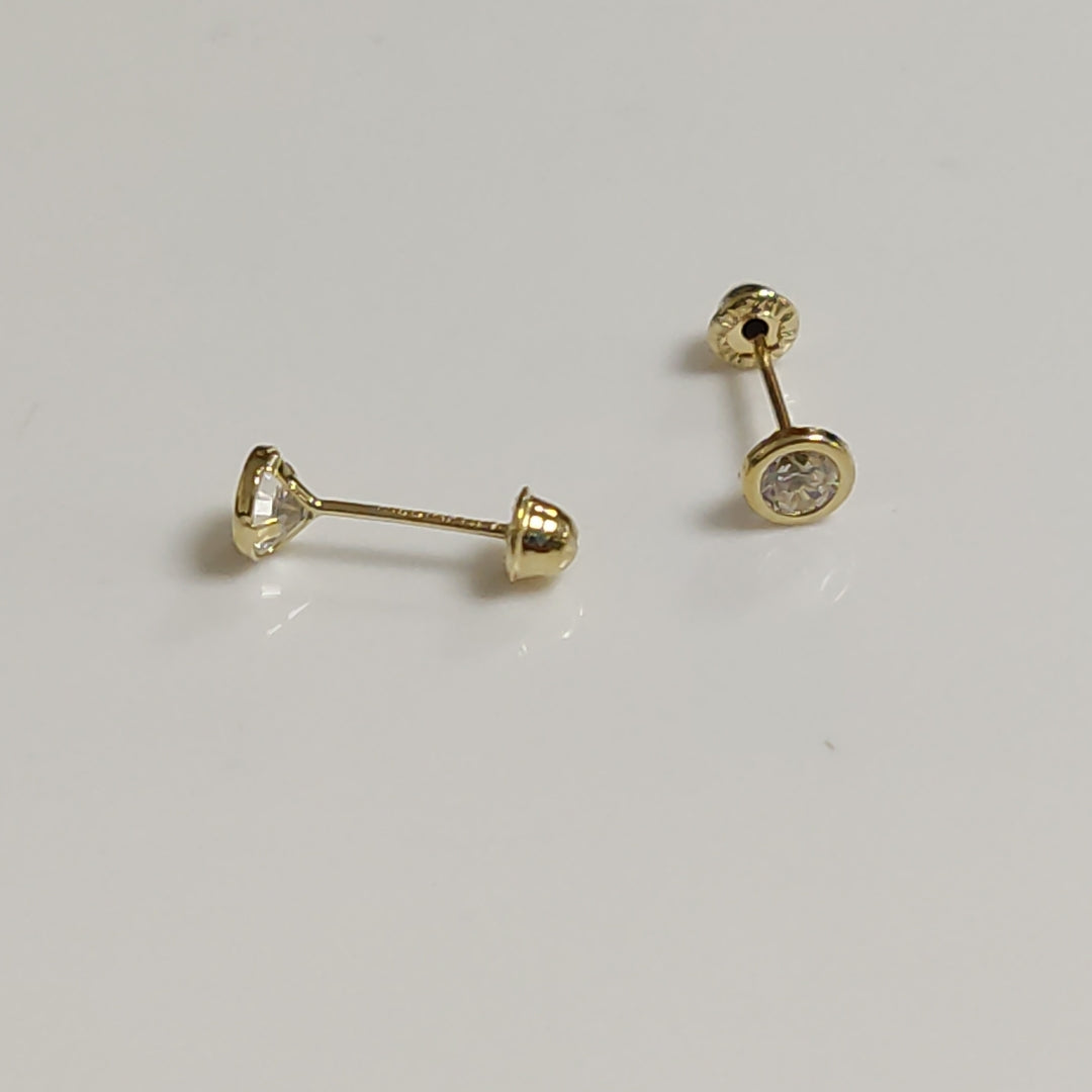 BROQUELES BROQUEL C CIRCONIA 14K 0.1501 GR (NUEVO)