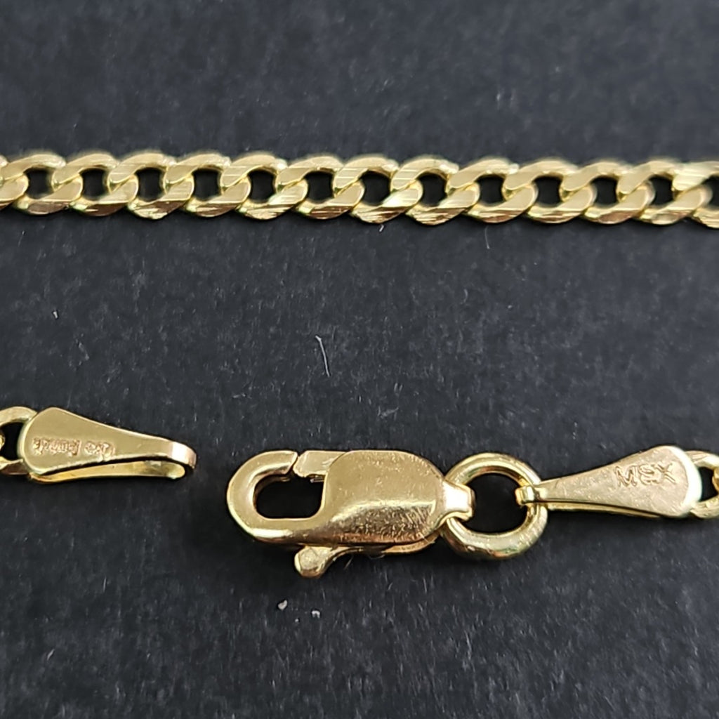 PULSERA BARBADA 14K 18 CM 2 GR (NUEVO)