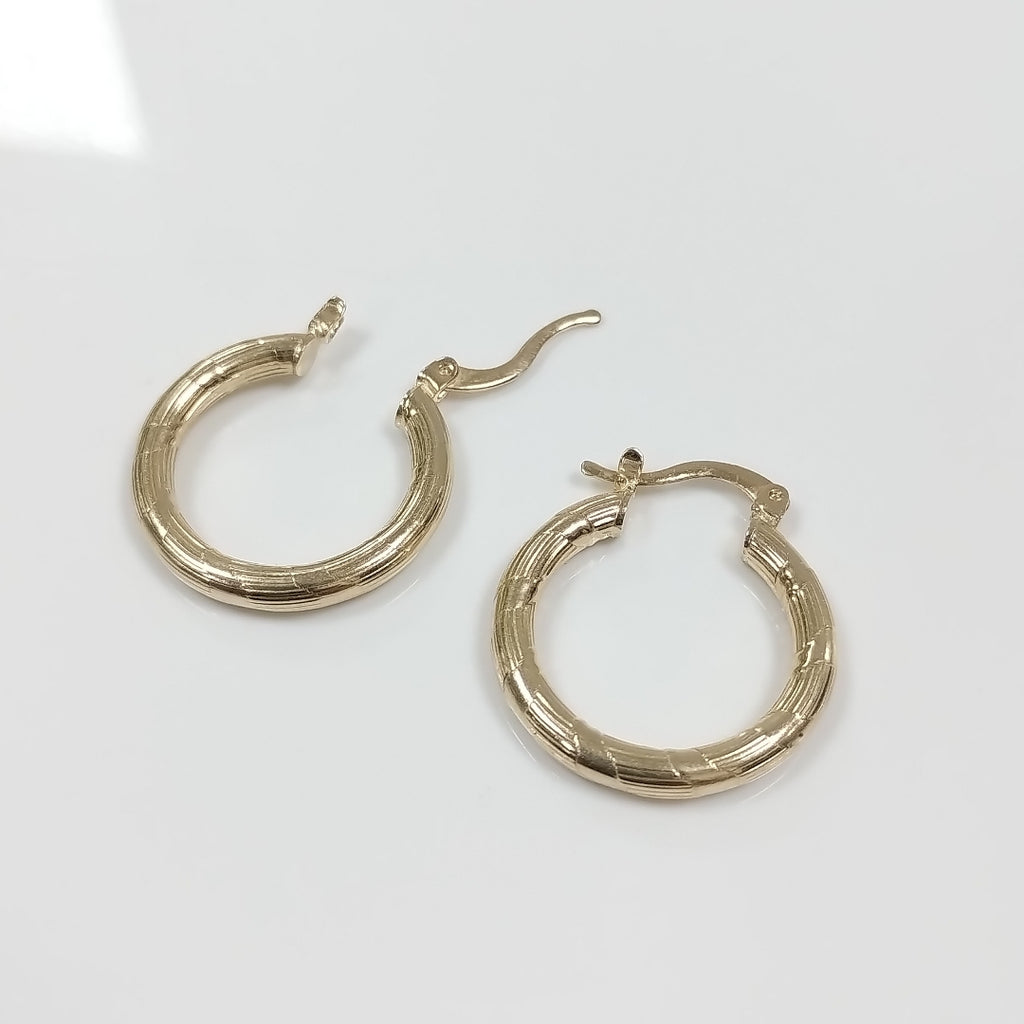 ARETES ARRACADAS 14K 2.7 GR (NUEVO)