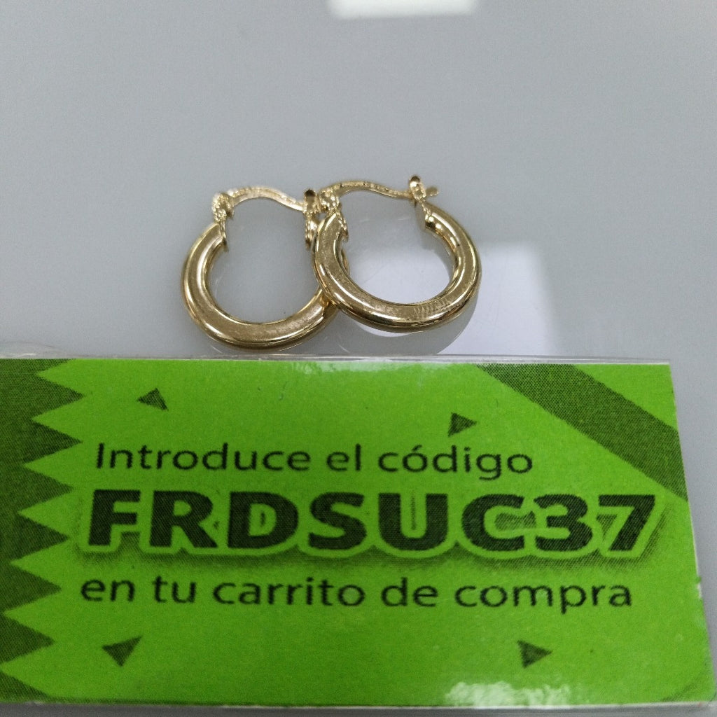 ARETES ARRACADAS 14K 1.5 GR (NUEVO)