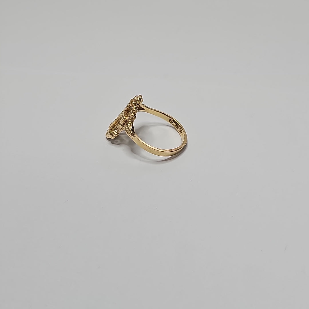 ANILLO ORO 14 K 3,60 GRMS (SEMINUEVO)
