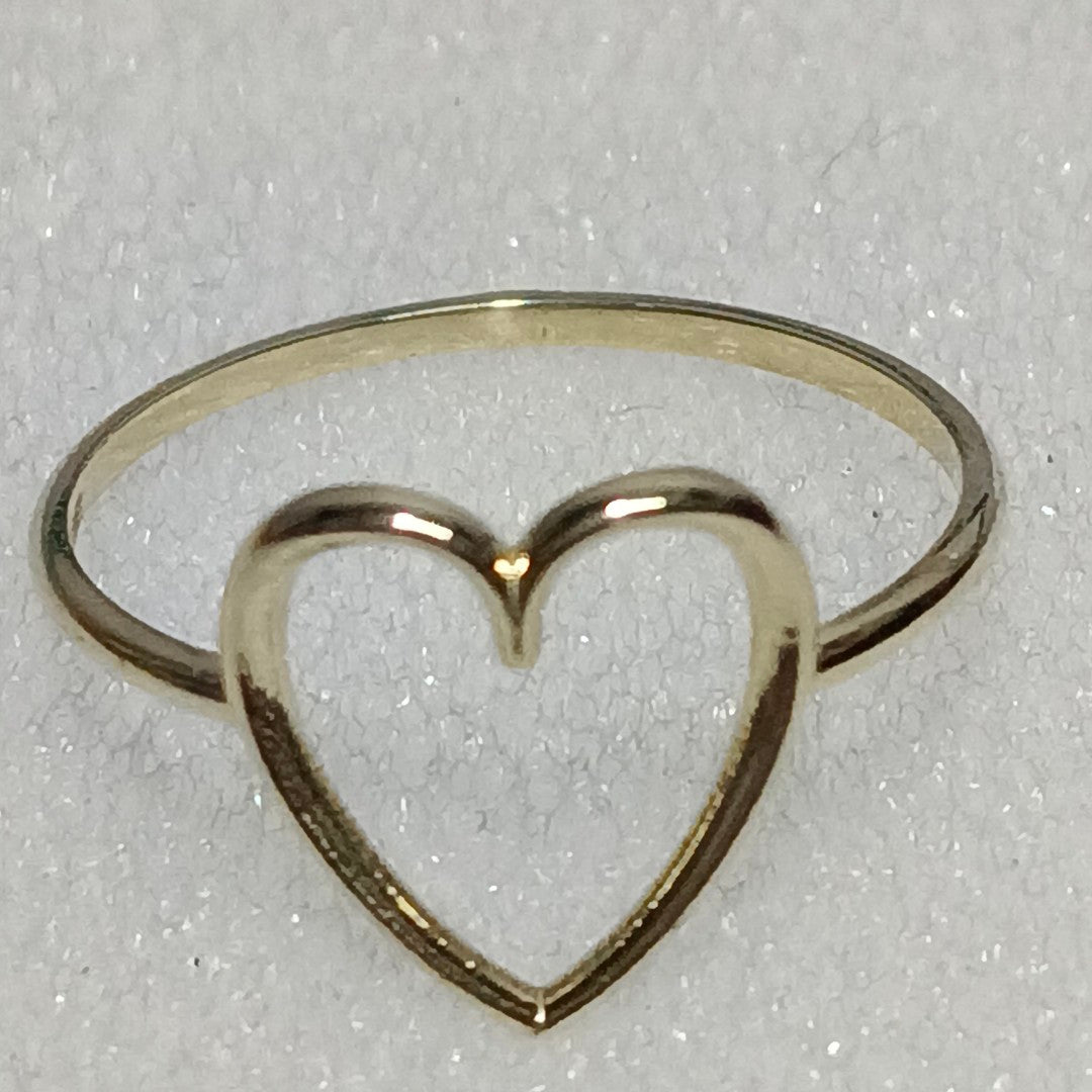 ANILLOS ANILLITO FIG CORAZON 10K TALLA 7 0.8 GR (NUEVO)