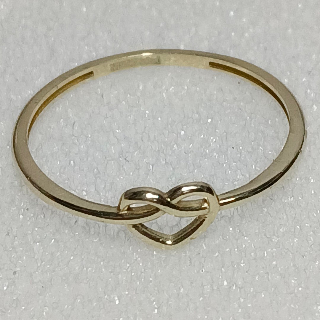 ANILLOS ANILLITO FIG CORAZON 10K TALLA 8 0.9 GR (NUEVO)