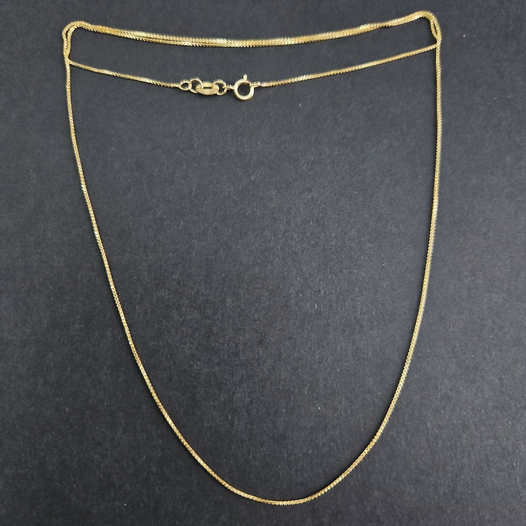 CADENA VENECIANO 14K 55 CM 1.8 GR (NUEVO)