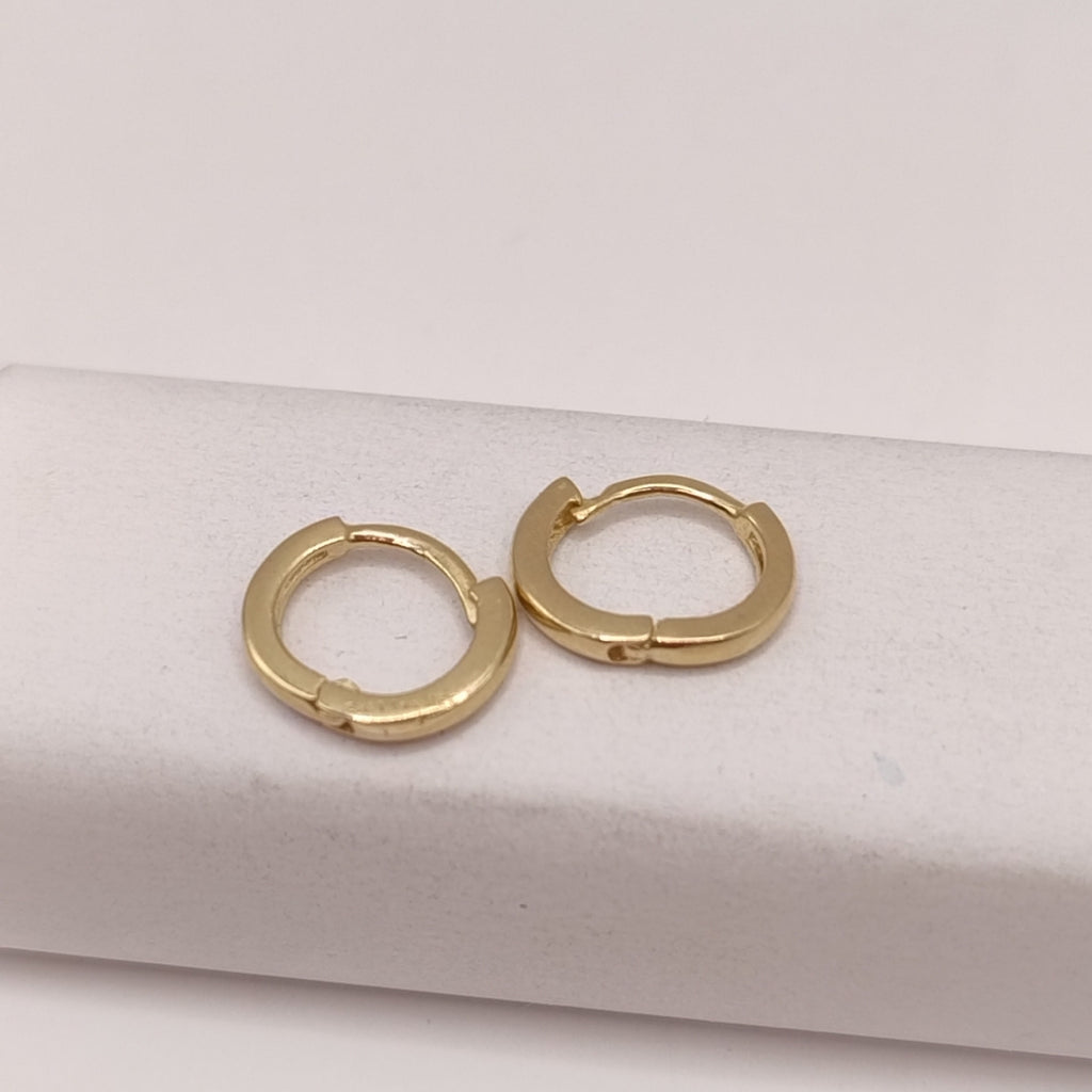 ARETES HUGGIE 14K 1.4 GR (NUEVO)