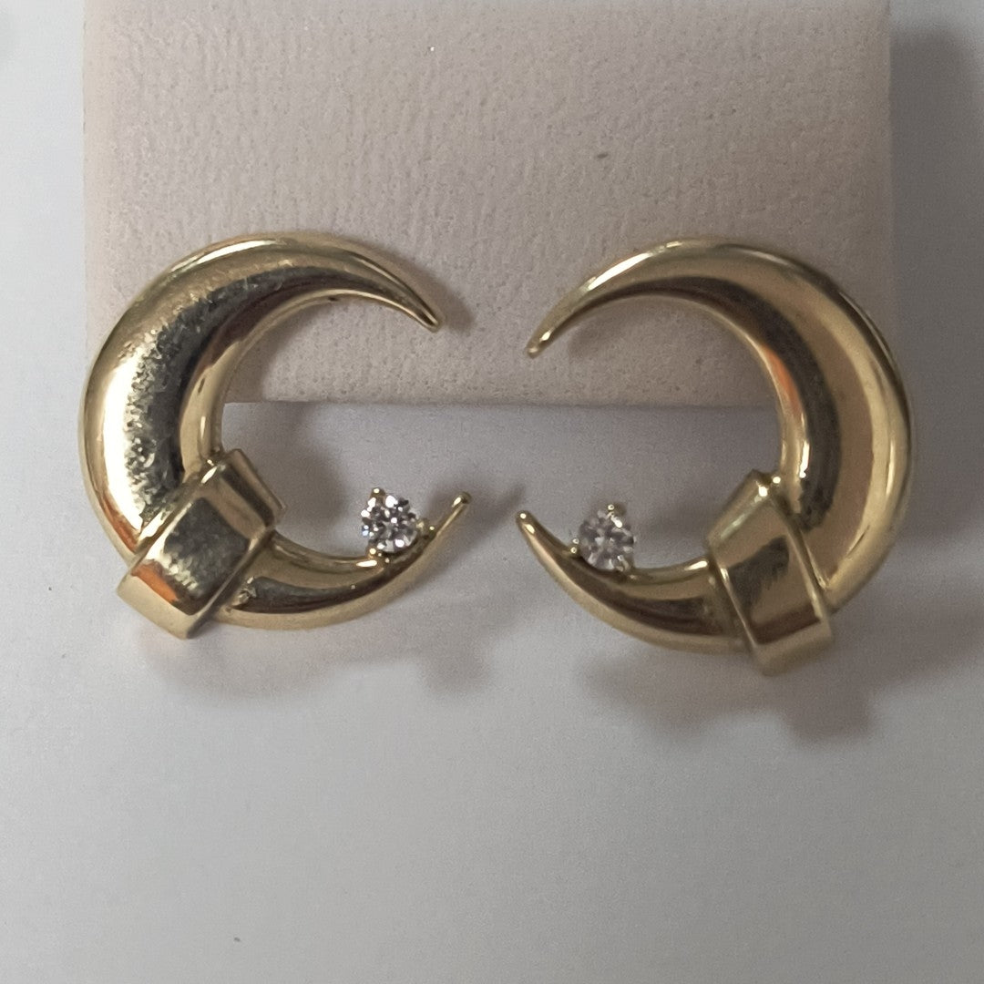 ARETES PAR ORO 14 K 6 GRMS (SEMINUEVO)