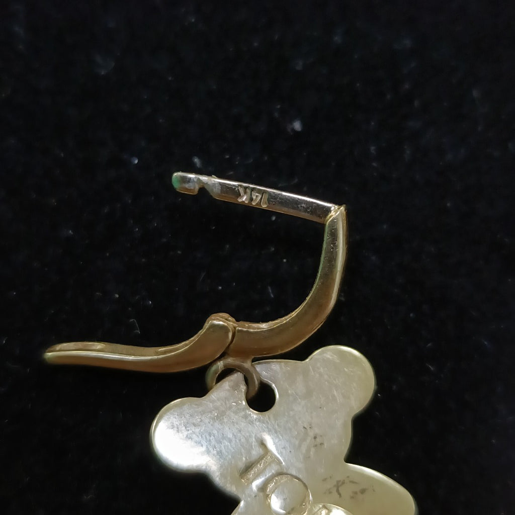 ARETES PAR ORO 14 K 4,40 GRMS (SEMINUEVO)