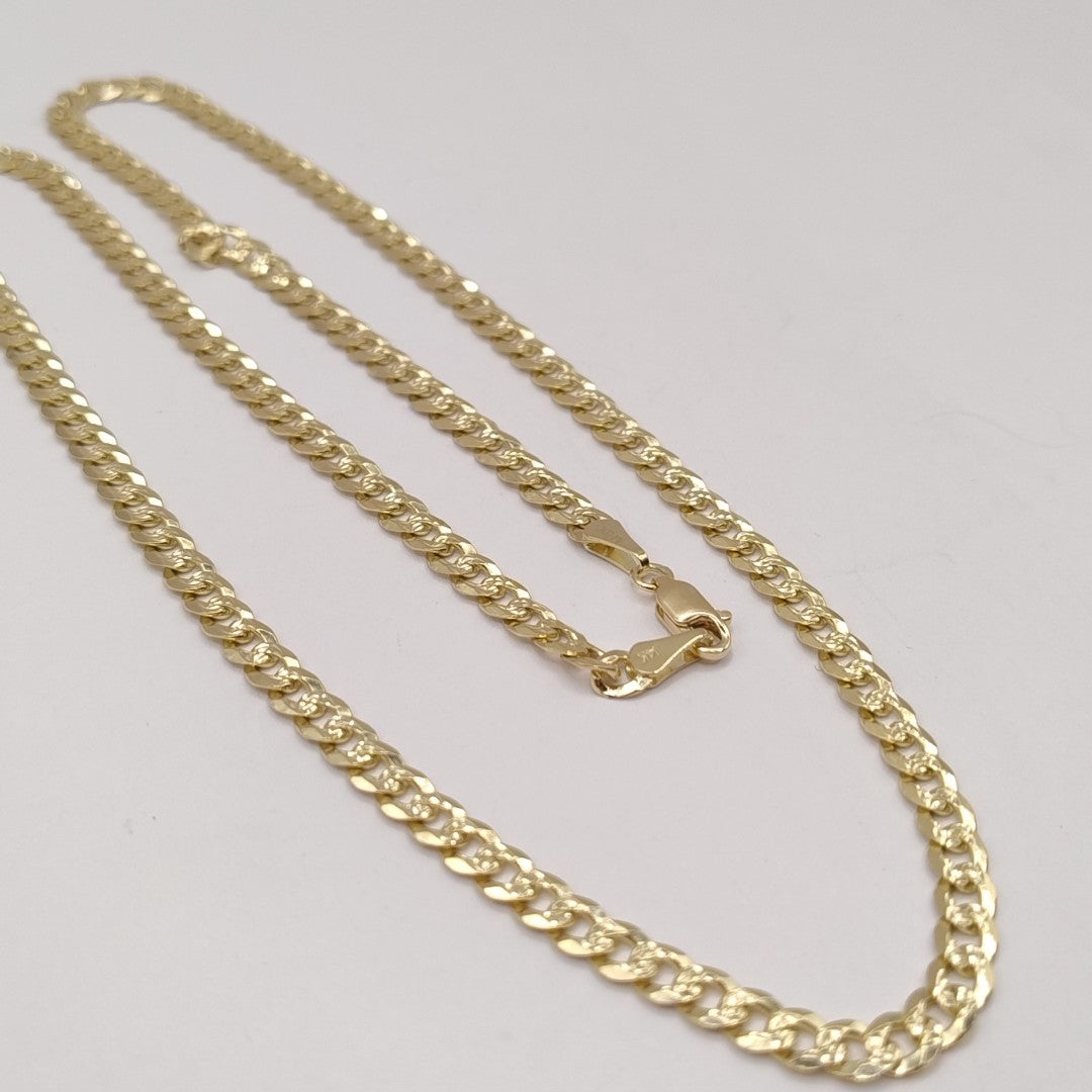 CADENA BARBADA 14K 60 CM 20.8 GR (NUEVO)
