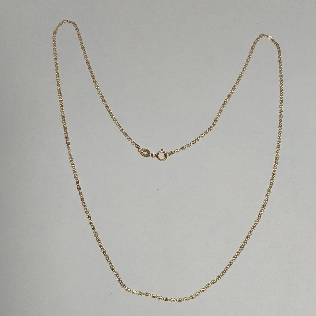 CADENAS TEJIDO GUCHI ORO 10K 55 CM 1.9 GR (NUEVO)