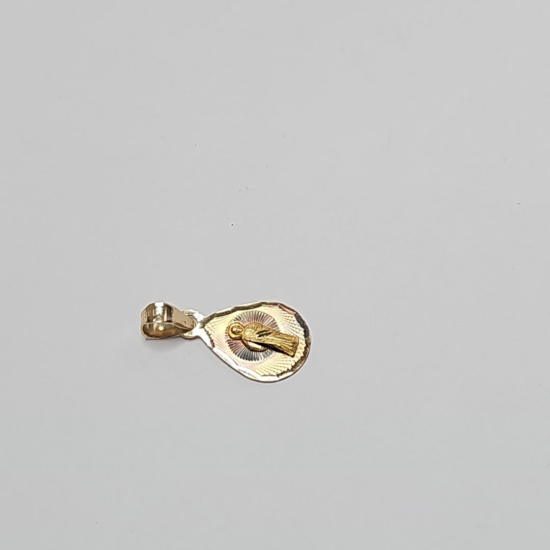 MEDALLA RELIGIOSA ORO COMBINADO 14 K 0,80 GRMS (SEMINUEVO)