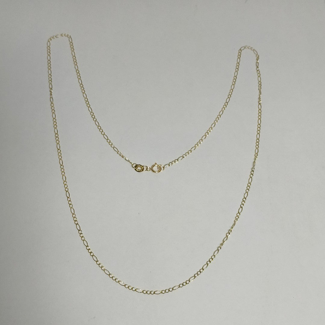 CADENAS TEJIDO 3X1 ORO 10K 55 CM 2.2 GR (NUEVO)