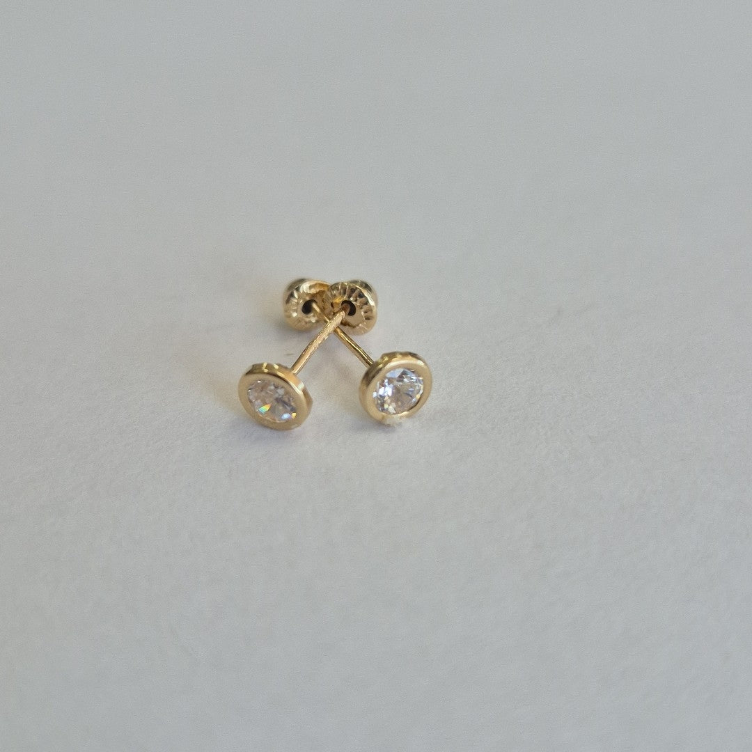 BROQUELES BROQUEL C CIRCONIA 14K 0.1501 GR (NUEVO)