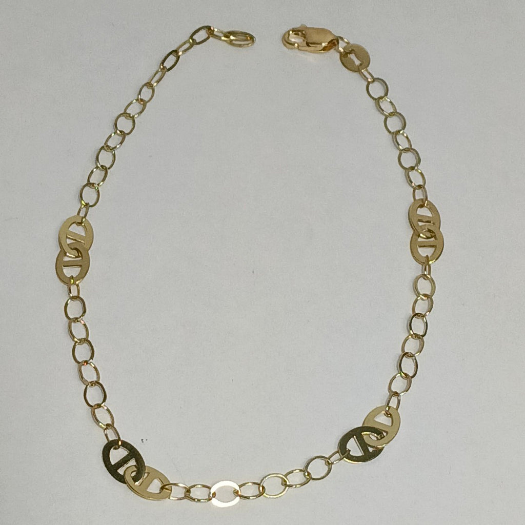 PULSERA ESPECIAL 14K 21 CM 1.8 GR (NUEVO)
