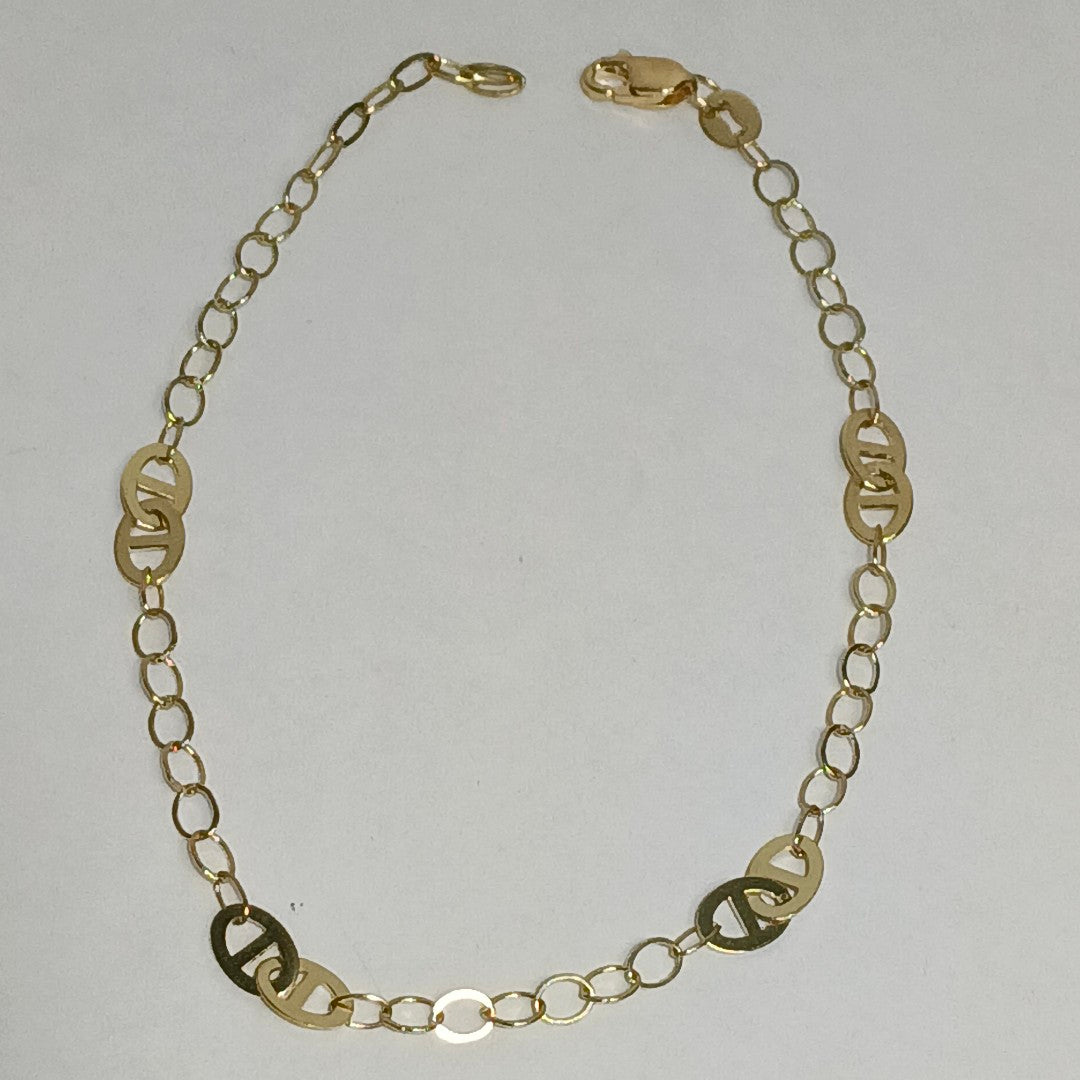PULSERA ESPECIAL 14K 21 CM 1.8 GR (NUEVO)