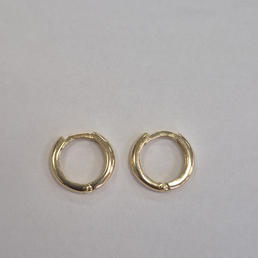 ARETES ARRACADAS LISAS 10K 1.3 GR (NUEVO)