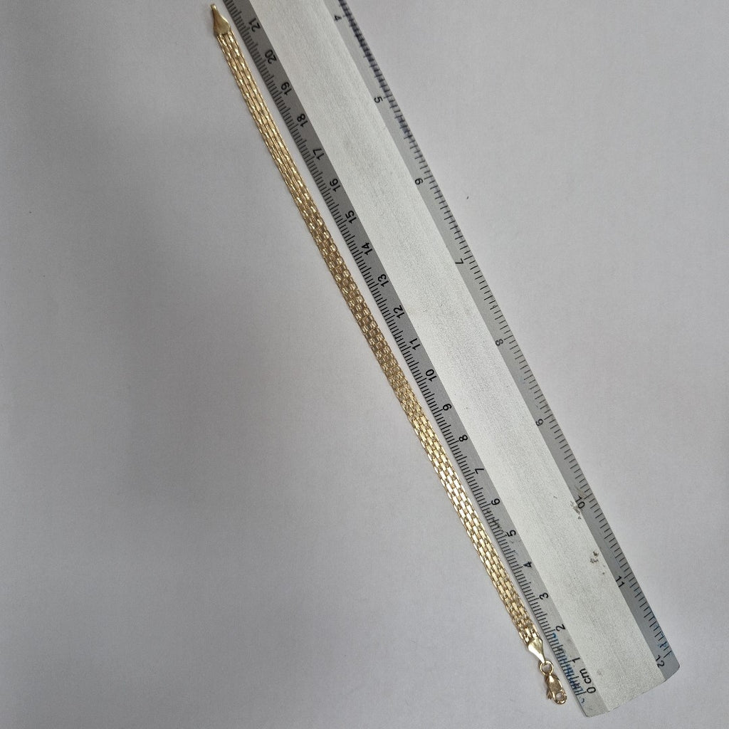 PULSERA ESPECIAL 10K 21 CM 4.4 GR (NUEVO)