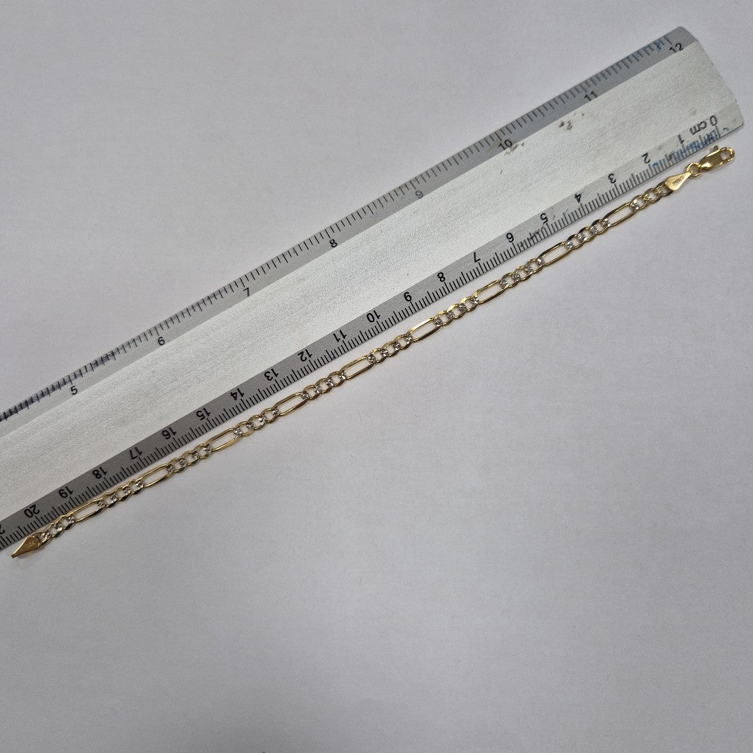 PULSERA 3X1 14K 21 CM 4.7 GR (NUEVO)
