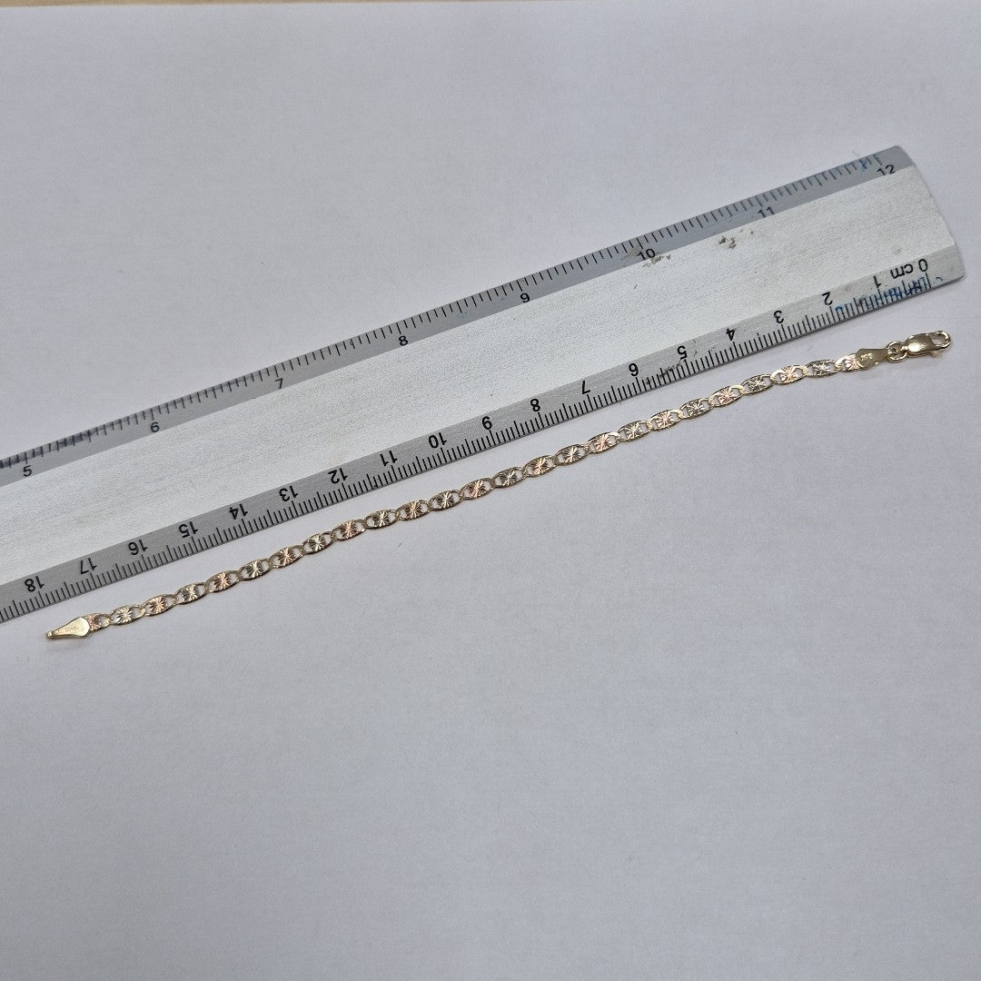 PULSERA GUCHI 14K 18 CM 2.9 GR (NUEVO)