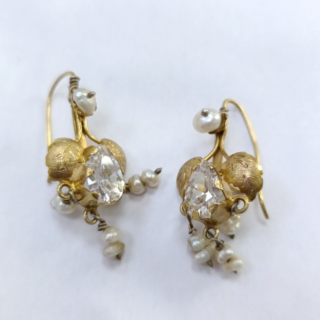 ARETES PAR ORO 10 K 5.4 GRMS (SEMINUEVO)