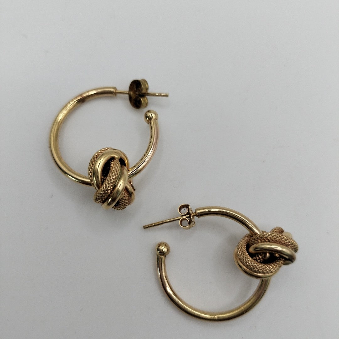 BROQUELES PAR ORO 14 K 3,00 GRMS (SEMINUEVO)