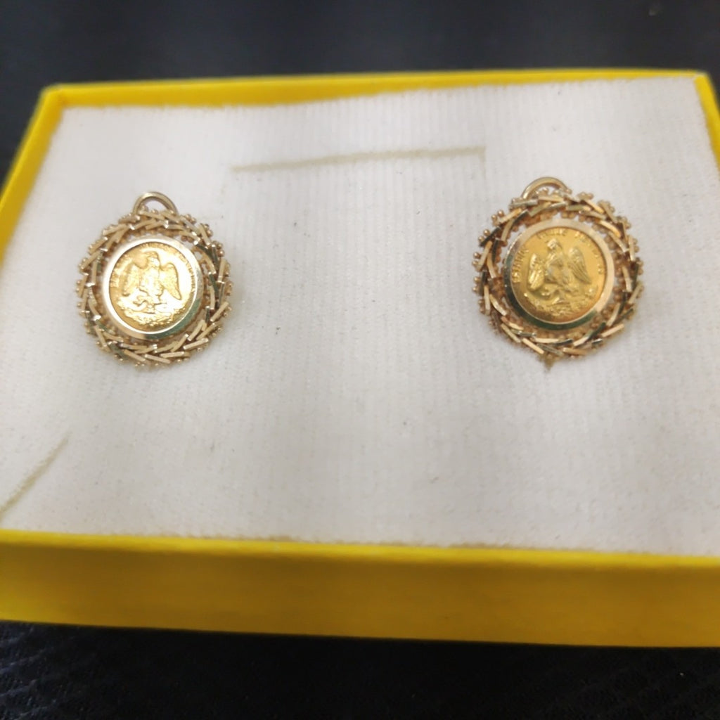 ARETES PAR ORO 8 K 4.7 GRMS (SEMINUEVO)