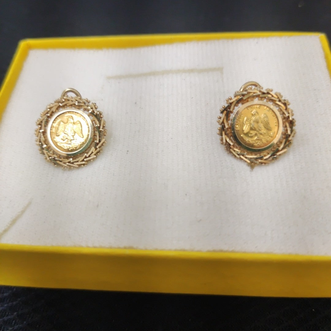 ARETES PAR ORO 8 K 4.7 GRMS (SEMINUEVO)