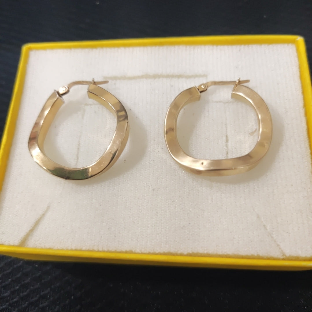 ARRACADAS PAR ORO 14 K 4.3 GRMS (SEMINUEVO)