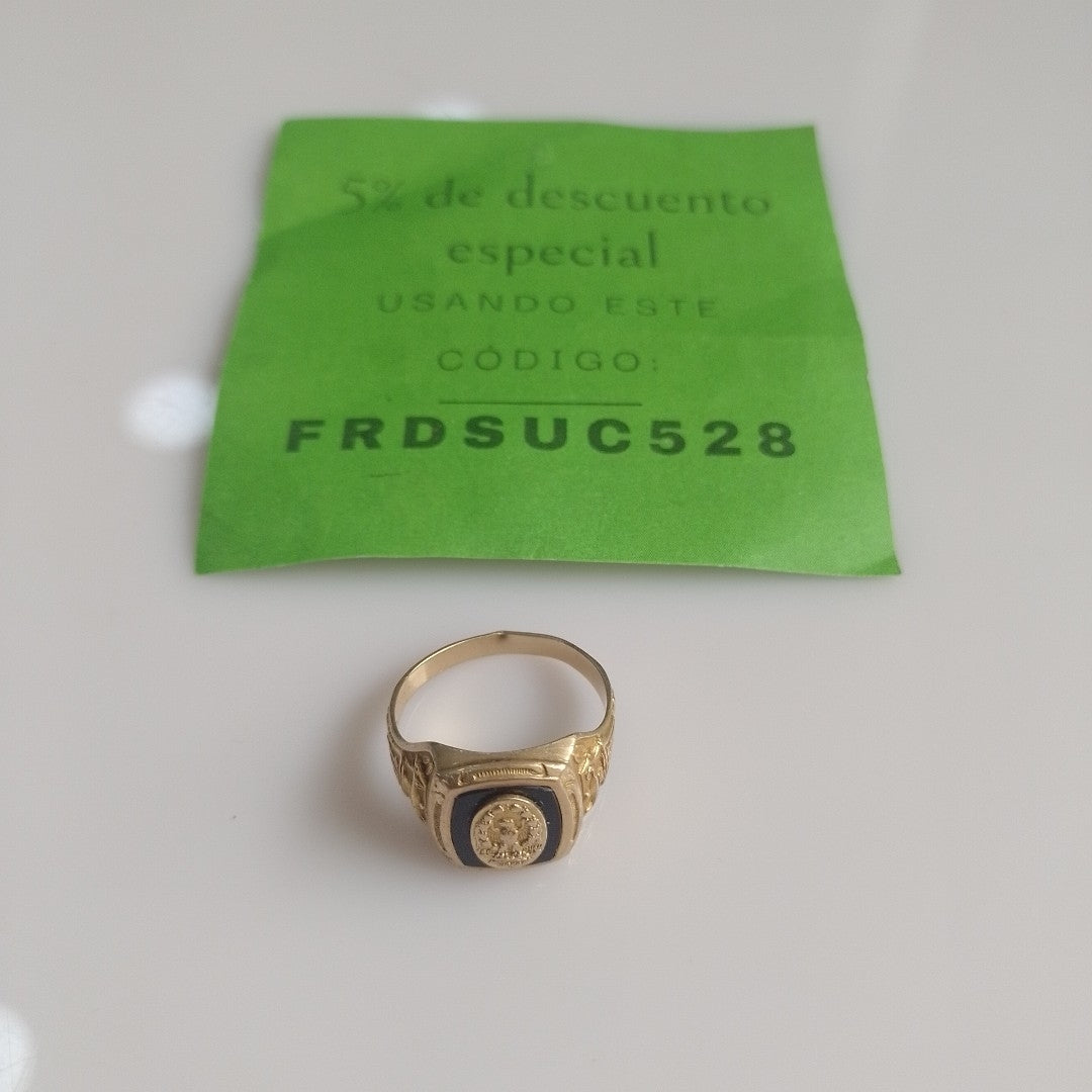 ANILLO ORO 10 K 6.6 GRMS (SEMINUEVO)