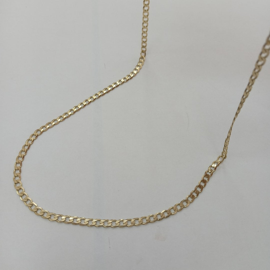 CADENA TEJIDO BARBADA 14K 60 CM 8.9 GR (NUEVO)