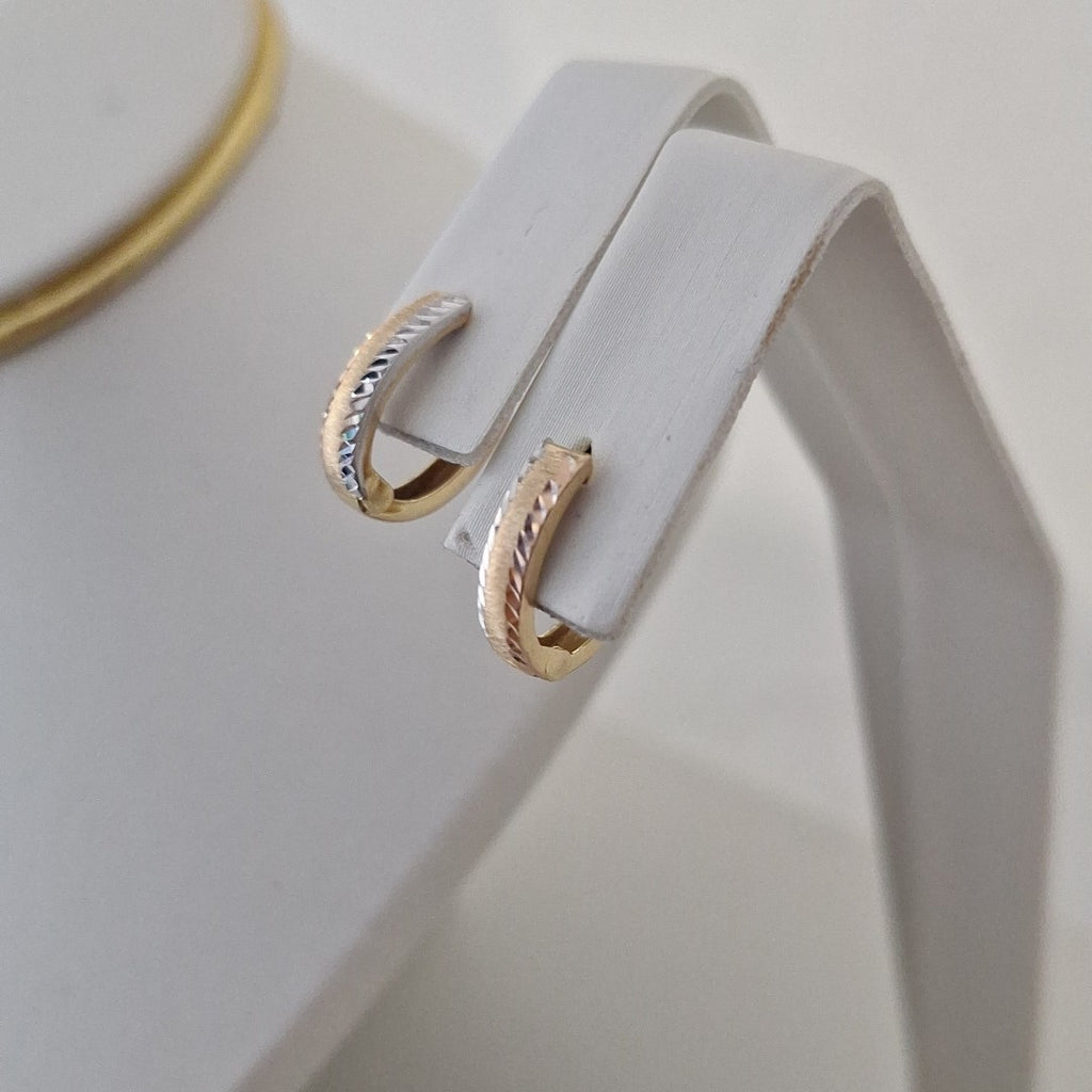 ARRACADAS PAR ORO 14 K 1.1 GRMS (SEMINUEVO)