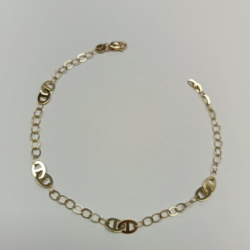 PULSERA ESPECIAL 14K 21 CM 1.8 GR (NUEVO)