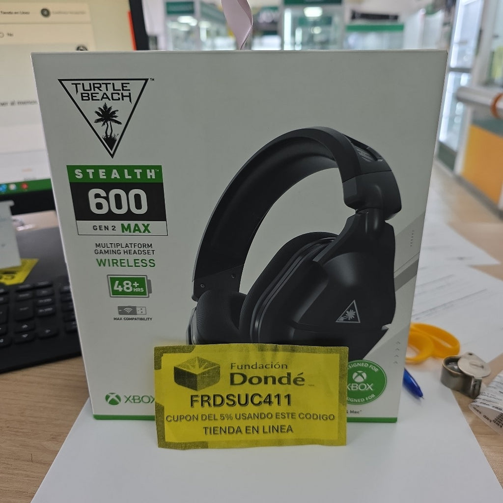 AUDIFONOS TURTLE BEACH STEALTH 600 INALAMBRICO OVER EAR (SEMINUEVO)