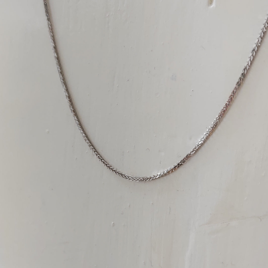CADENA ORO BLANCO 14 K 1,80 GRMS (SEMINUEVO)